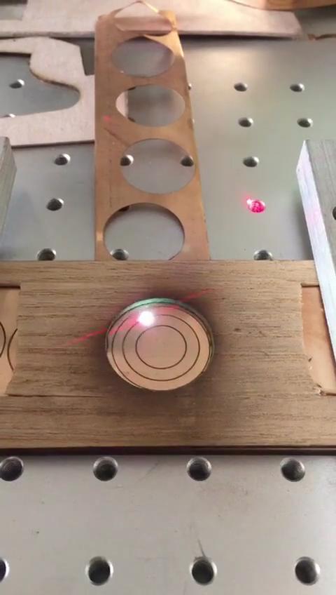 30W光纖打標機 0.3mm銅板切割